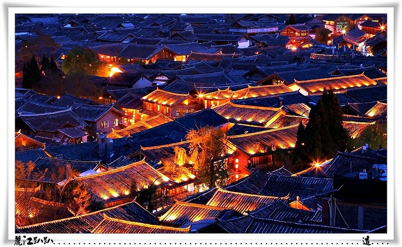 遠眺整個夜景...真美，不過拍起來有些不滿意，技術太差..唉!!還是讓大家看小景吧!