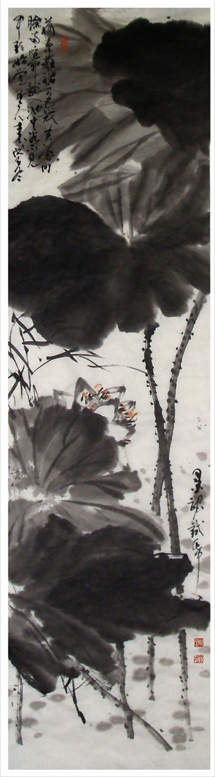試紙荷花條幅-縮.jpg