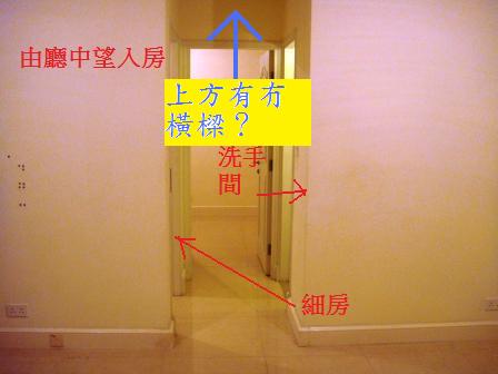 栢慧2座D廳向房問橫樑