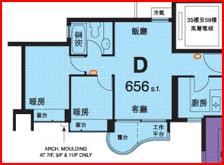 栢慧2座D(O)---黃金葛