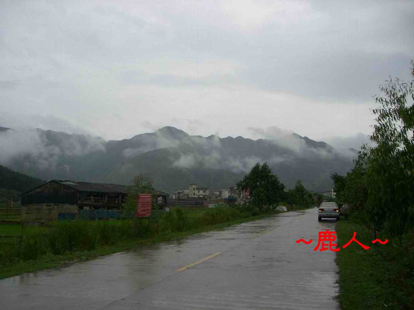 11雨後空氣真好. 下車看看山透透氣.JPG