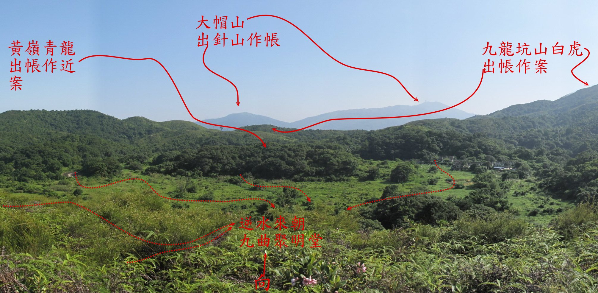 龍虎出帳作案，九曲聚明堂