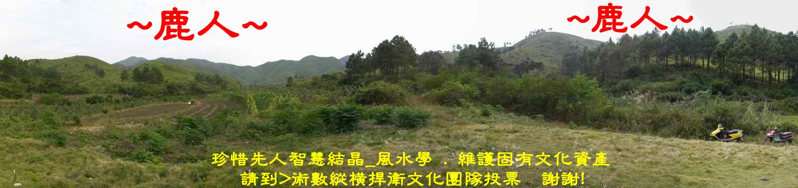 下嶺蛇地_穴後看來龍下脈入首照_1.JPG